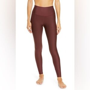 ALO Yoga High-Rise Maroon Leggings